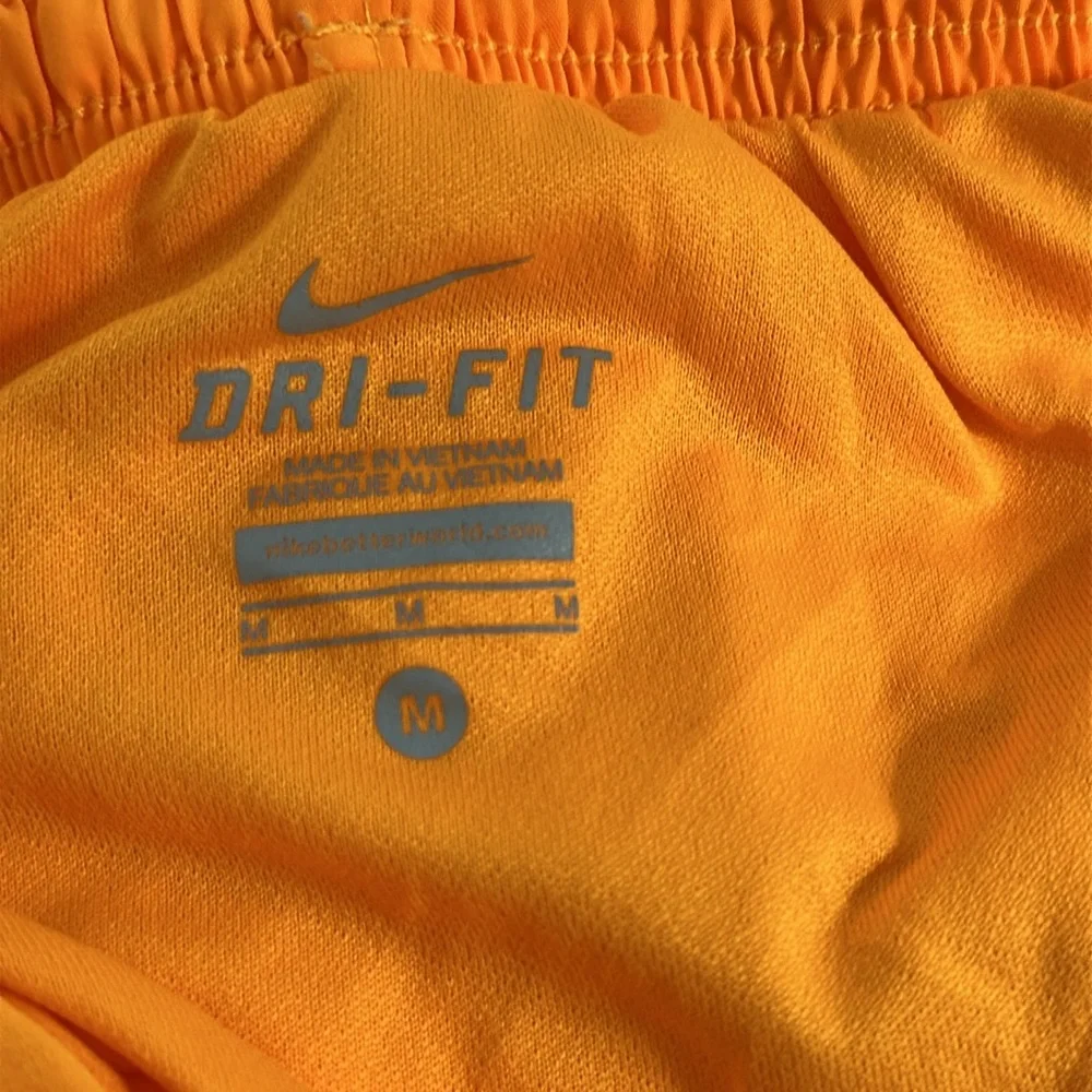 Nike Orange and Blue Athletic‎ Shorts size large